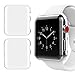 [2 Pack] Compatible Apple Watch 42mm Series 3 Case, NSR New Design Slim PC Hard Screen Protector Cover Case for New Apple Watch Series 3 42mm 2017 Release, Clear