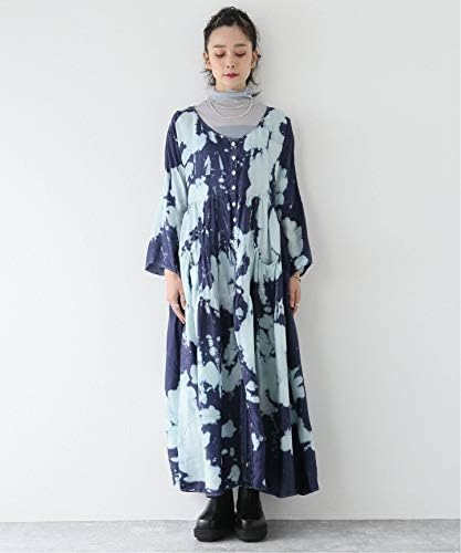 Amazon Co Jp ノーマティーディー Noma T D Bleach Gatherd Dress ワンピース フリー ネイビー 服 ファッション小物