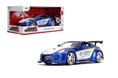 Jada Toys JDM Tuners 1:24 Scale Die-Cast 2003 Nissan 350Z Exedy– Opening Doors,…