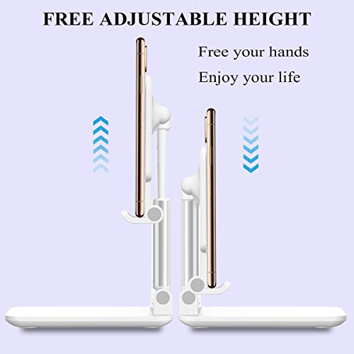 Babacom Handy Ständer, Tablet Ständer Verstellbare Winkel Höhe Aluminium Kratzfest kompatibel,Halterung für Ipad Phone,Samsung,Huawei,Xiaomi
