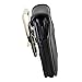 Turtleback Fitted Case for Cadence Black Flip Phone Black Leather Rotating Removable Metal Belt Clip -