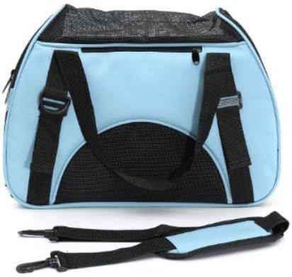 Dog Carrier Bag,Linka Portable Travel Pet Carrier for Dogs,Cats and Puppies,Foldable &amp; Washable Travel Carrier,Outdoor Pet Travel Carrier Mesh Blue