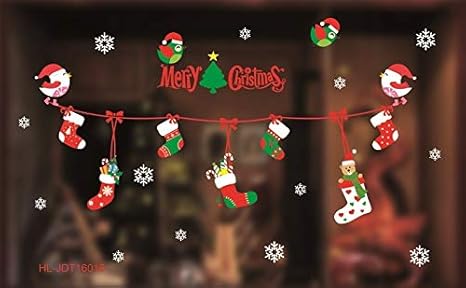 Regali Di Natale Per Persone Anziane.Happylr Addobbi Natalizi Scenografia Disposizione Adesivi Vetrinetta Adesivi Per Vetrine Finestra Fiore Albero Di Natale Regalo Per Gli Anziani Hlsdtz16016 Amazon It Sport E Tempo Libero