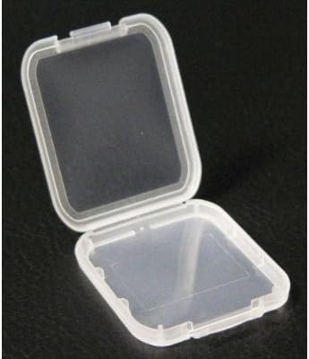 Plastic 4-way Card Case &amp; Holder for SD CF SM MMC Flash Media Memory Cards - 6 pack (no memory cards included)