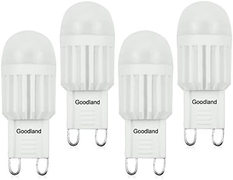 Goodland's Dimmable G9 Ceramic LED Bulb,AC110-130V 3W, High Power Energy Saving Replace Halogen Lights (Daylight | 6000K)