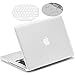LENTION Hard Case for MacBook Pro (13-inch, Late 2008 to Mid 2012) - Model A1278, with Keyboard Cover and Port Plugs, Matte Finish Case with Rubber Feet (Frost Clear)