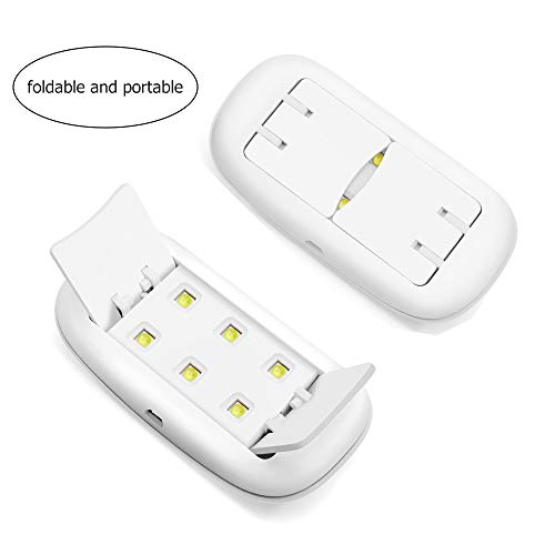 MAGIC ARMOR 6W Portable Nail Lamp UV LED Nail Dryer 60S Timer USB Curing Lamp for Gel Polish