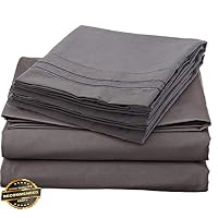 Werrox DEEP Pocket 1600 Thread Count Series 4 Piece Bed Super Soft Sheet Set Full Size | Quilt Style QLTR-291266002