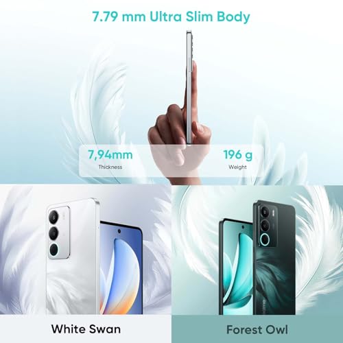 realme C71 Telefono Cellulare Sbloccato Display 120Hz, 8GB RAM 256GB ROM Smartphone con Batteria 6000mAh e Ricarica Rapida 45W, Cellulari Android Dual SIM con Impronta Digitale Laterale, NFC, Bianco