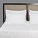 Cambay Linens 400 Thread Count Cotton Sateen Queen Sheet Set, White (Set of 6)