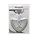 Maggift Flat Beater with Flex Edge,Fit for KitchenAid 4.5 and 5 Quart Tilt-Head Stand Mixer