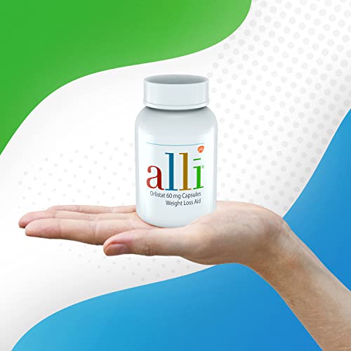 ALLI DIET WEIGHT LOSS SUPPLEMENT PILLS, ORLISTAT 60MG CAPSULES, 170 COUNT