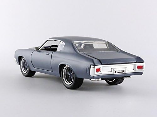 Jada JA97835 1:24 Dom's 1970 Chevrolet Chevelle SS-Primer, Matte Grey, Medium - Image 4