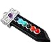 SUNYIK 7 Chakra Crystal Point Pendant Bead for Necklace,Sword of Life,Black Agate
