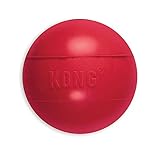 KONG - Ball with Hole - Durable Rubber, Fetch Toy - For Medium/Large Dogs