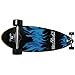 Krown Blue Flame Complete Longboard Skateboard