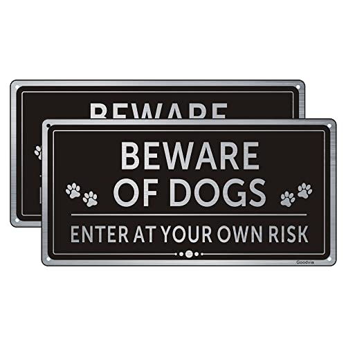 BEWARE OF DOGS-2pcs