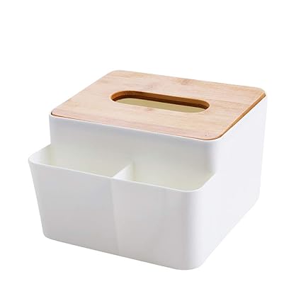 DOLDOA Taschentücherboxen Taschentuchbox Tücherbox Kosmetikbox Zuhause Büro Auto