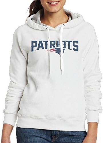 Memoy Women's Patriot Long Sleeve Casual Hoodies S White