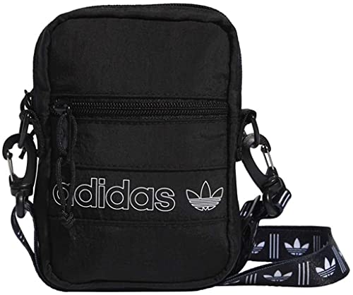 Adidas Originals Festival Crossbody Bag Adult, Black/White/Black