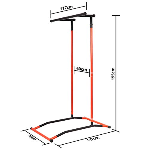 GoBeast Pull Up Bar Dip Stand Power Tower Calisthenics Outdoor