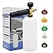 Twinkle Star Foam Cannon 1 L Bottle Snow Foam Lance With 1/4" Quick Connector, 5 Spray Nozzle Tips for Pressure Washer