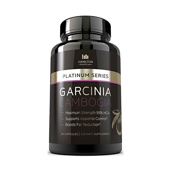 Hamilton Healthcare Platinum Series Garcinia Cambogia Extract Weight Loss Supplement with HCA (90 Pills)