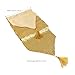 NICEXMAS Gold Sequin Table Runner 108 by 13 Inch for Weddings and Holidays