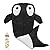 Quilted Orca Whale Blanket Sleeping Bag Sack Nap Mat with Pocket & Fleece Liningwith Glade Room Spray Air Freshener