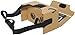 Google Cardboard Kit V2 by MINKANAK Bigger Lens 3D Virtual Reality Cardboard Glasses with Head Strap Nose Pad Forehead Pad and NFC Tag,Compatible with 3-6inch Screen Android and Apple Smartphone