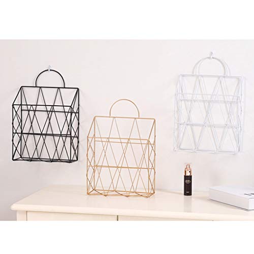 Forgun Nordic Style Magazine File Book Rack,Desktop Hanging Storage Shelf Office Home