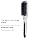ACEVIVI 2 in 1 Ionic Hair Straightening Brush, Ceramic Heating Straightening Irons Brush with MCH heating technology and Auto Temperature Lock, Anti-scald Patented Design White