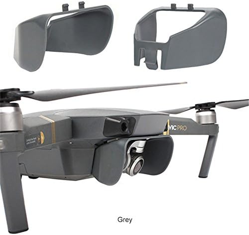 Sun Shade Lens Hood Expanded Caliber Gimbal Protective Cover for DJI Mavic Pro Platinum - Grey