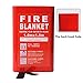 Aaaspark Fire Blanket Fiberglass Fire Emergency Blanket Suppression Blanket Flame Retardant Blanket Emergency Survival Safety Cover for Kitchen,Camping,Fireplace,Grill,Car,RV,Boat(39″X39″)thumb 4