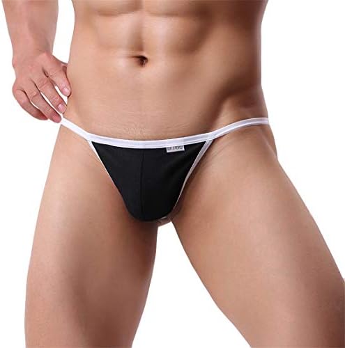 Men's Sexy Low Rise G-String Knickers Briefs Comfortable and Breathable Underwear Lingerie