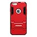 iPhone 6 Case, Pasonomi® [Heavy Duty] [Shock-Absorption] [Kickstand Feature] Hybrid Dual Layer Armor Defender Full Body Protective Case Cover for iPhone 6 4.7Inch (Red)