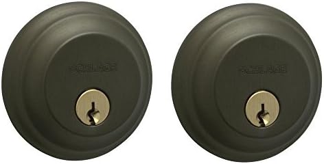 Double Cylinder Deadbolt in Oil Rubbed Bronze - B62N 613 by Schlage Lock Company