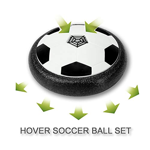 Kids Toys Hover Soccer Ball - LED Air Power Soccer Set with 2 Goals and an Inflatable Ball, Indoor Outdoor Sport Ball Training Games, Soccer Toys for 2 3 4 5 6 7 8- 12 Year Old Boy Girl Best Gifts - Thumbnail 2