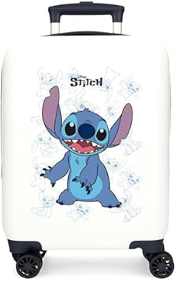 Adorable Stitch Moods Cabin Suitcase Rigid ABS Combination Lock Side 4 Wheel Double Luggage Hand Luggage
