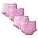 Gerber Baby Girls Infant Toddler 4 Pack Potty Training Pants Underwear Stripes/Bows 3T