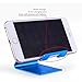 Esonstyle Cell Phone Stand Tablet Stand, [Updated Version] Aluminum Stand Holder Tablet Stand for 4-10 inch Mobile Phone and Tablet (Blue)