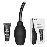 Enema Kit with Lubricant - OTBBA Premium Silicone Douche for Women Men FDA Certificate Comfortable Medical Bulb