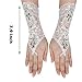 Gorse Lace Gloves Hand Drill Fingerless Gloves Prom Party Driving Wedding Mother's Day JL