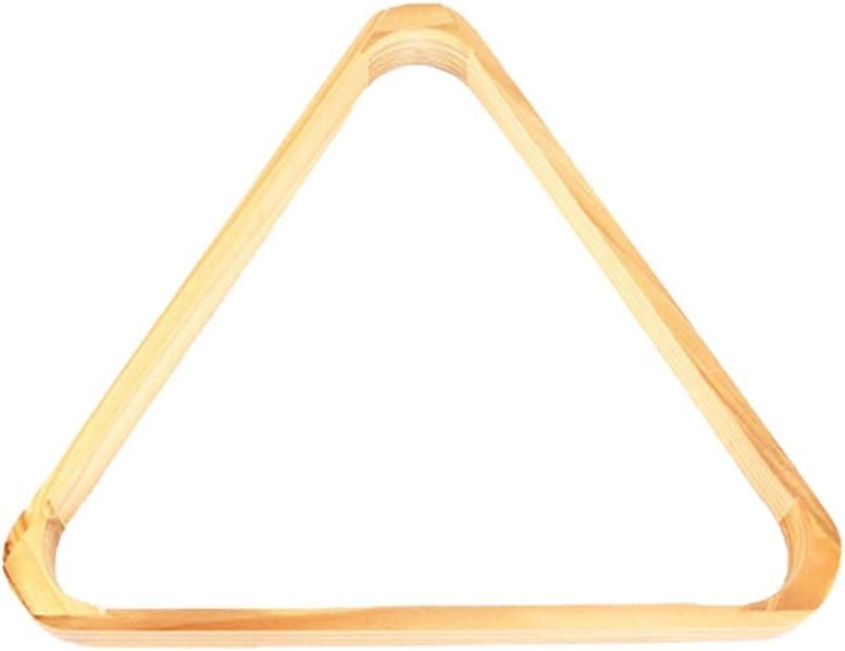 BESPORTBLE Solid Wood Triangle Billiard Snooker Pool Table Accessory Pool Billiards Tripod Rack Game Supplies