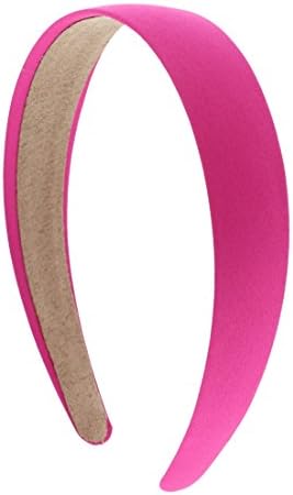 1 Satin Headband - Hot Pink