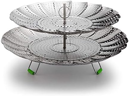 double decker food steamer