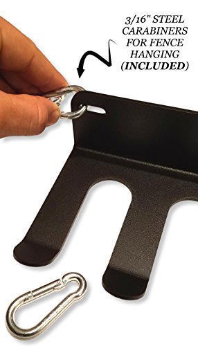 image for IRON AMERICAN ALPHA Bat Rack (Multi-Purpose) Fence & Wall Mounted STEE
