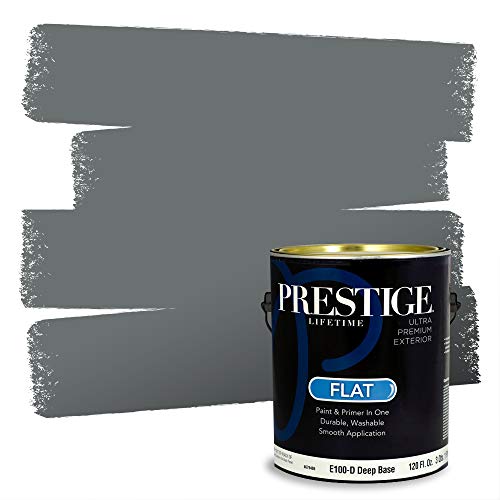 PRESTIGE Paints Exterior Paint and Primer In One, 1-Gallon, Flat, Comparable Ma…