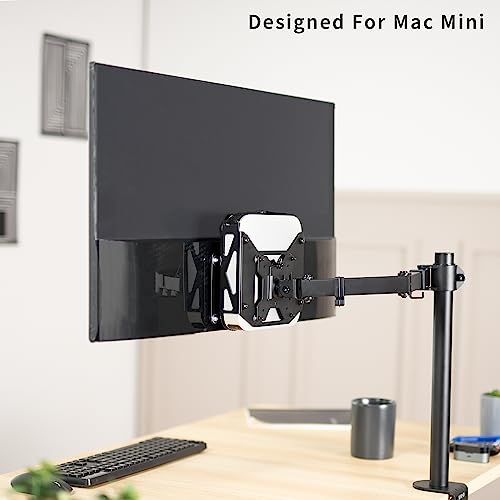 VIVO Behind Monitor VESA Mount Designed For Mac Mini CPU, 2010Present Models, Monitor Arm