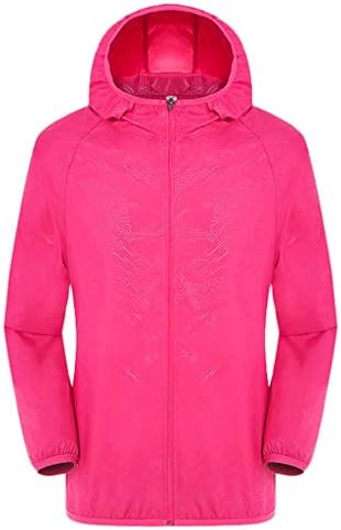 FengGa Men's Women Sports Top Coat Casual Jackets Breathable Windproof Ultra-Light Rainproof Windbreaker Top